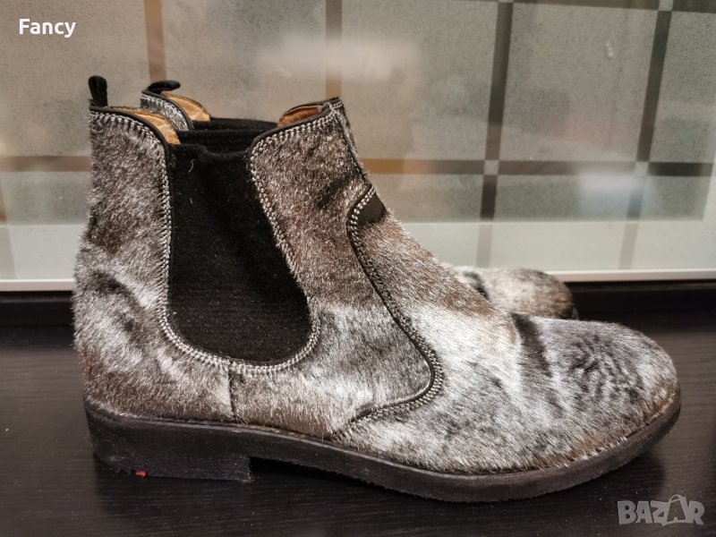 Дамски боти дълъг косъм 40,5 номер , снимка 1