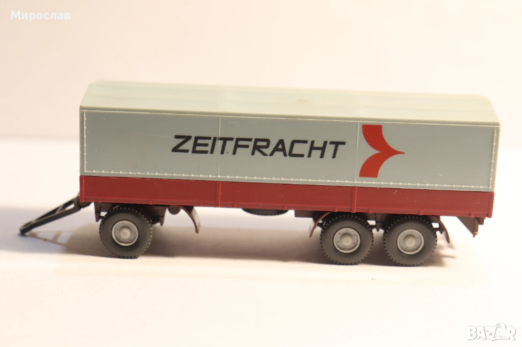 WIKING H0 1/87 РЕМАРКЕ КАМИОН МОДЕЛ ТИР, снимка 1