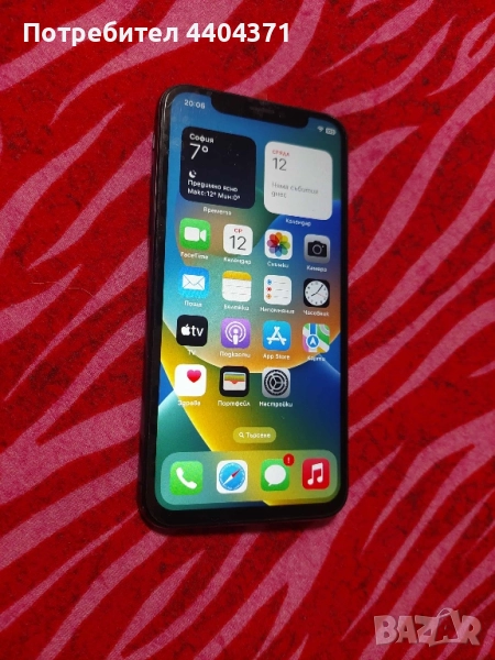 Iphone X 256gb 75% батерия , снимка 1