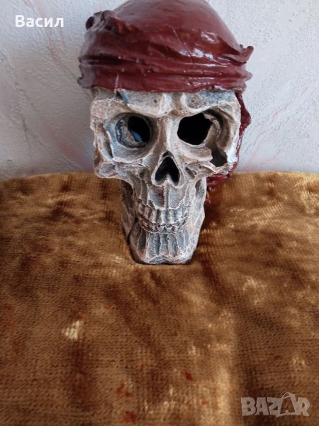Керамичен пиратски череп, снимка 1