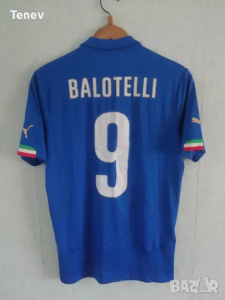 Италия Балотели оригинална тениска фланелка футболна размер М Balotelli Italy Puma, снимка 1