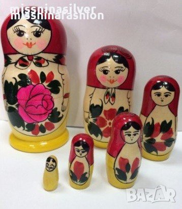 Матрьошки оригинални руски 6 части, снимка 1