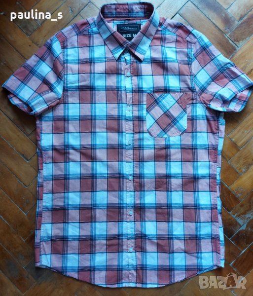 Мъжка брандова риза в каре "Jean Pascale"® , снимка 1
