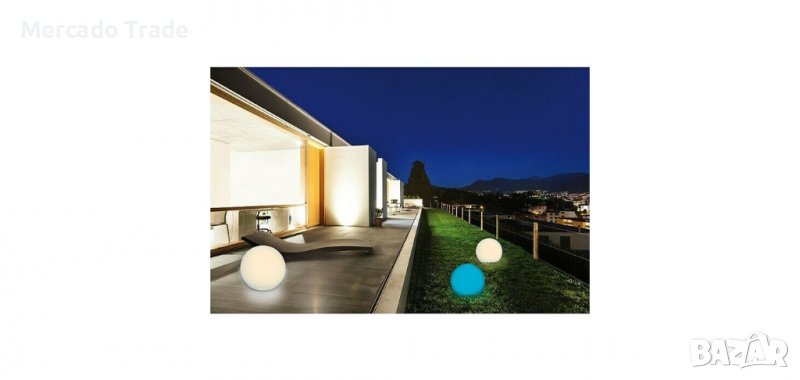 Декоративно LED соларно кълбо, 40см, снимка 1