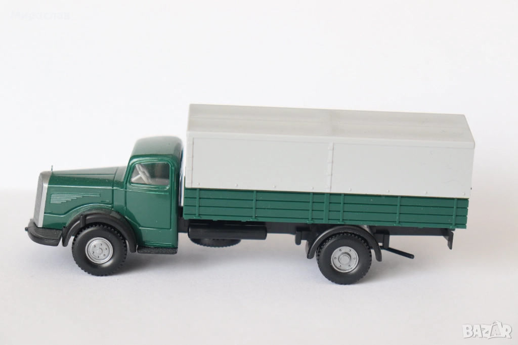 WIKING H0 1/87 MERCEDES КОЛИЧКА КАМИОН МОДЕЛ, снимка 1