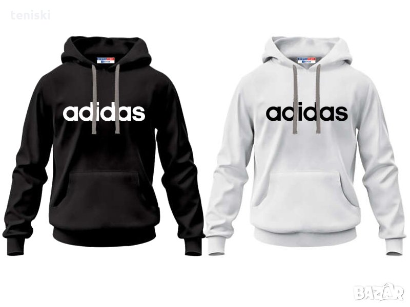 Мъжки Суичъри ADIDAS АДИДАС принт 4 цвята всички размери, снимка 1