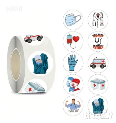 100 бр Том и Джери самозалепващи лепенки стикери за ръчна изработка за подарък, снимка 1