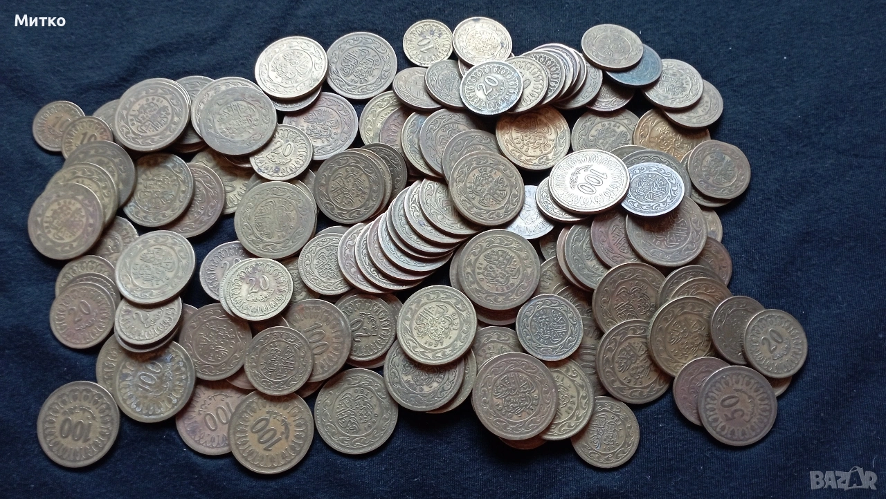 Колекция 150 броя Тунис , снимка 1