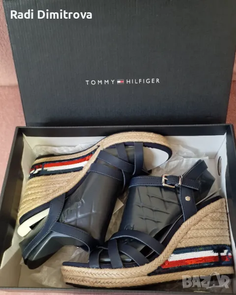 Оригинални дамски сандали Tommy hilfiger-нови, снимка 1