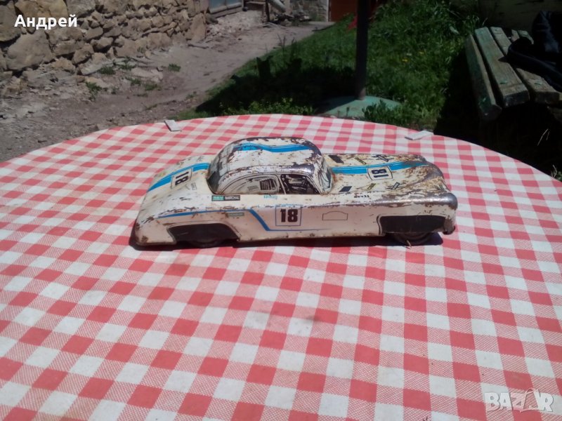 Стара метална кола,количка #15, снимка 1