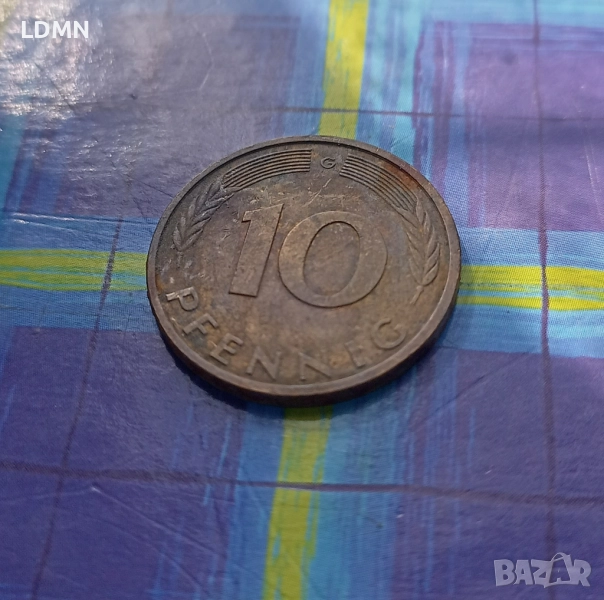 10 Pfennig 1988 G Федерална Република Германия, снимка 1