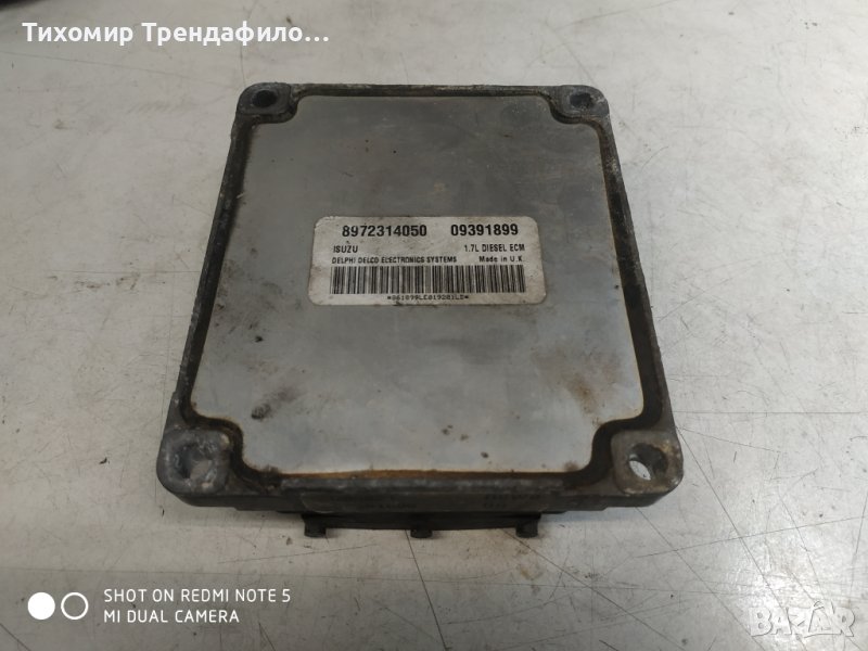 ECU OPEL Combo 1.7DTI 09391899, 09 391 899, 8972314050, 89723-14050, DCWB DG , компютър опел комбо а, снимка 1