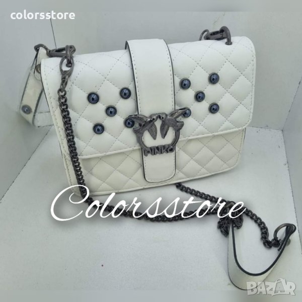 Луксозна бяла чанта Pinko  кодVL311, снимка 1