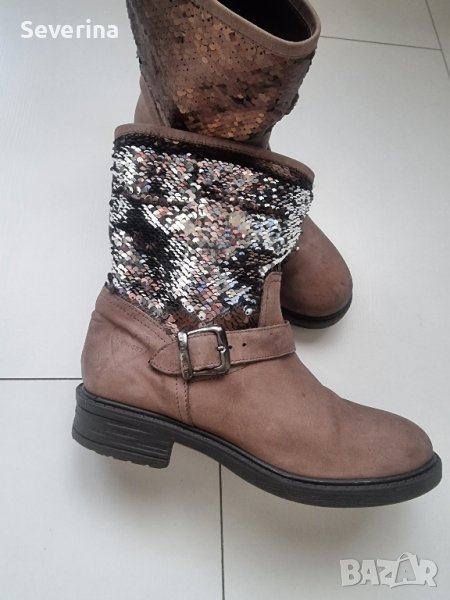 Twinset Simona Barbieri *Естествена кожа боти 36, снимка 1