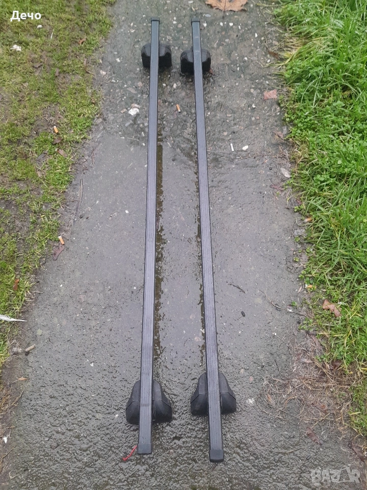 Оригинални Thule напречни греди багажник за Opel Vivaro Renault Trafic Nissan Primastar , снимка 1