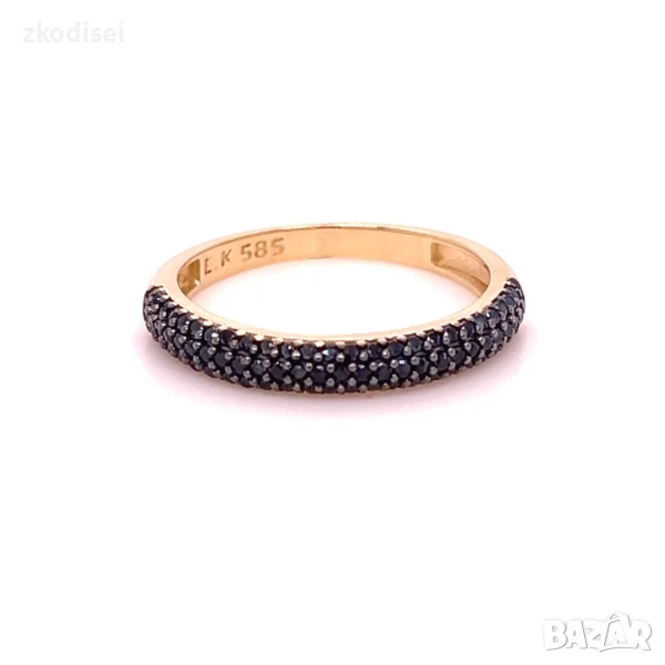 Златен дамски пръстен 1,88гр. 14кр. проба:585 размер:56 модел:32234-6, снимка 1