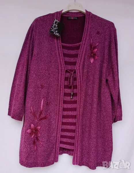 Стилна блуза тип жилетка., снимка 1