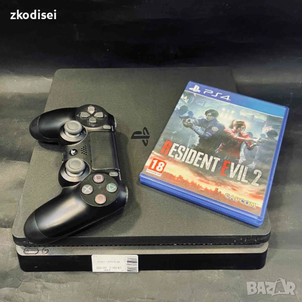 Конзола SONY - PS4 SLIM с 1бр. джойстик и 1бр. игра, снимка 1