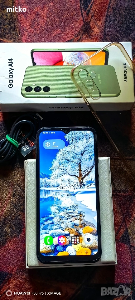 SAMSUNG GALAXY A14-Перфектно състояние.Пълен комплект.128gb.Андроид-15, снимка 1