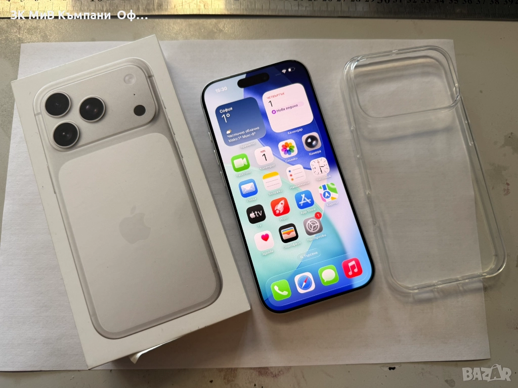 Мобилен телефон Iphone 17 Pro 256GB Silver 100%, снимка 1