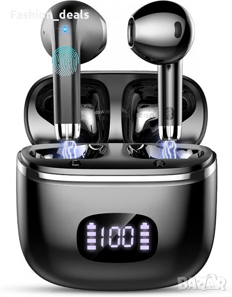 Нови Безжични слушалки Спортни с кутия за зареждане Earbuds за музика, снимка 1