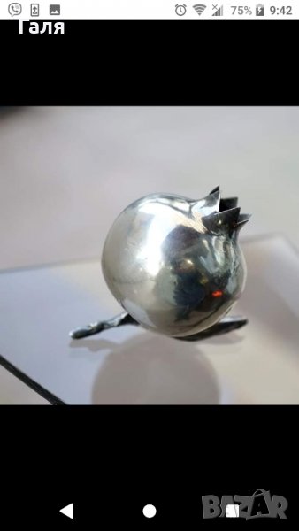 Сребърна миниатюра "Нар", снимка 1