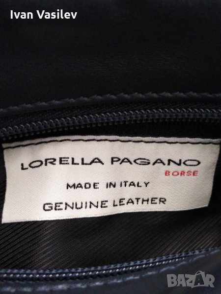Дамска кожена чанта Lorella Pagano, снимка 1