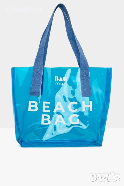 Дамска плажна чанта, Син, One Size, BAGMORI, снимка 1
