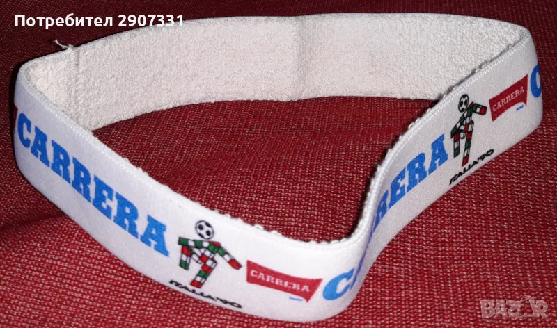 Лента за глава от световно първенство по футбол 1990 в Италия. Carrera, снимка 1