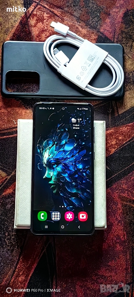 SAMSUNG GALAXY A52s 5G-ТОП.6.5"Oled 120Hz display.6+6/128gb, снимка 1