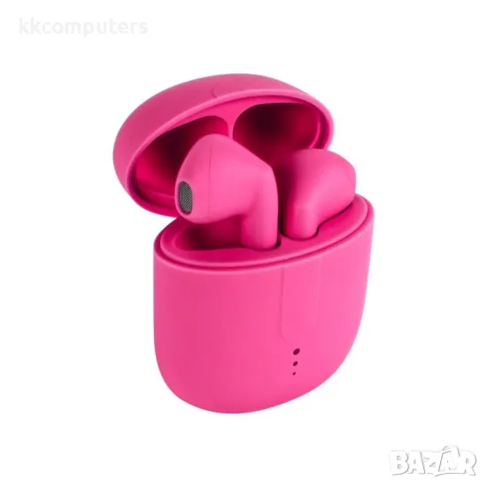 Слушалки Bluetooth безжични Setty Barbie Style, Цикламени, снимка 1