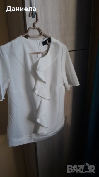 Бяла елагантна ризка, снимка 1