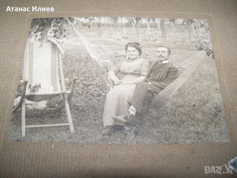 Стара фотография на картон, Враца, снимка 1