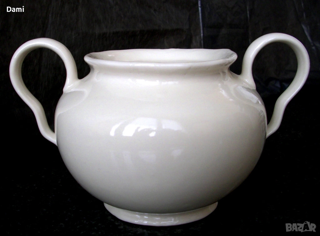 Кашпа ваза гърне купа български порцелан Изида Елин Пелин, снимка 1