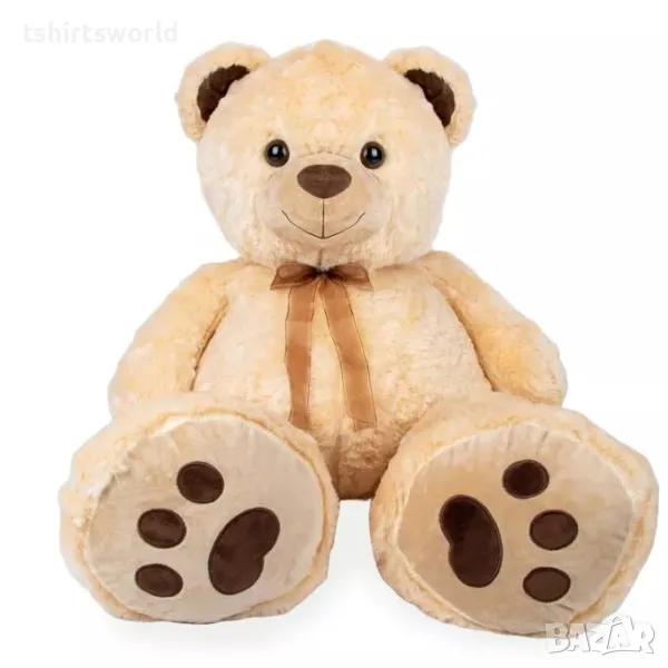 Голямо плюшено Мече с панделка, 140см , снимка 1