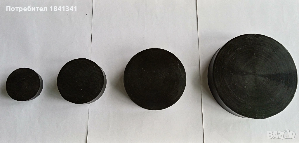 Кръгли плътни гумени тампони универсални, снимка 1