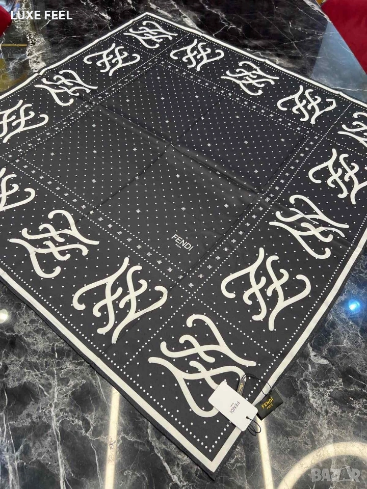 Дамски Шалове - Коприна ⚜️ FENDI , снимка 1