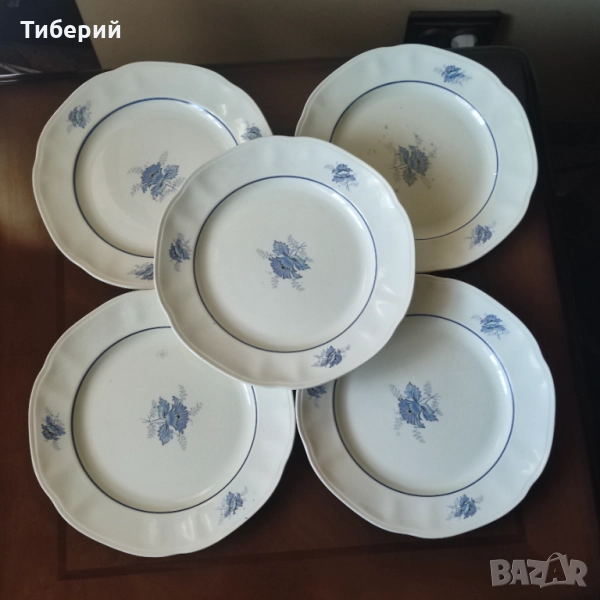 Порцеланови чинии плитки, снимка 1