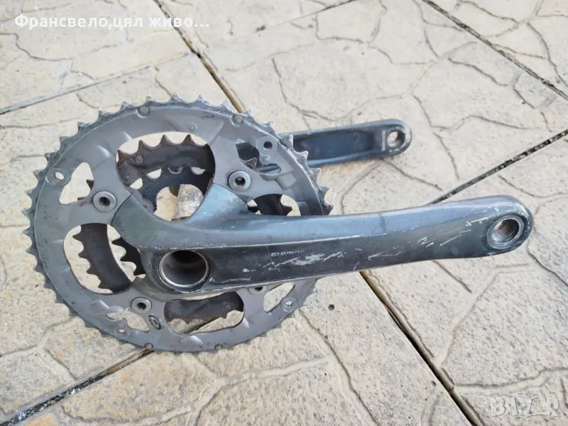 Курбел за велосипед колело Shimano deore fc m 591, снимка 1