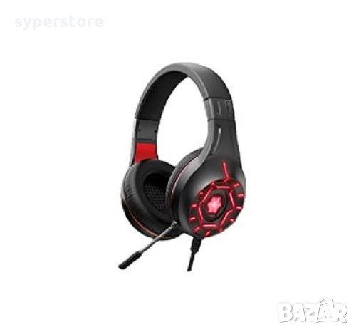 Слушалки с микрофон Digital One SP00302 komc g315 Черно-Червени, Геймърски, Led подсветка, Gaming He, снимка 1