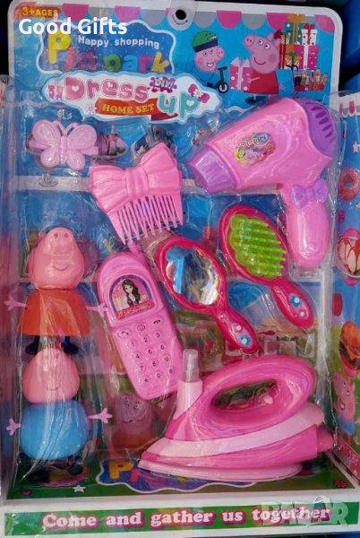 Пепа пиг фигурки с аксесоари игрален комплект, снимка 1