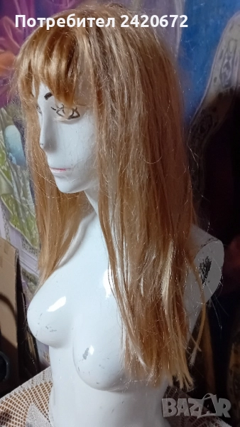 руса дълга перука, снимка 1