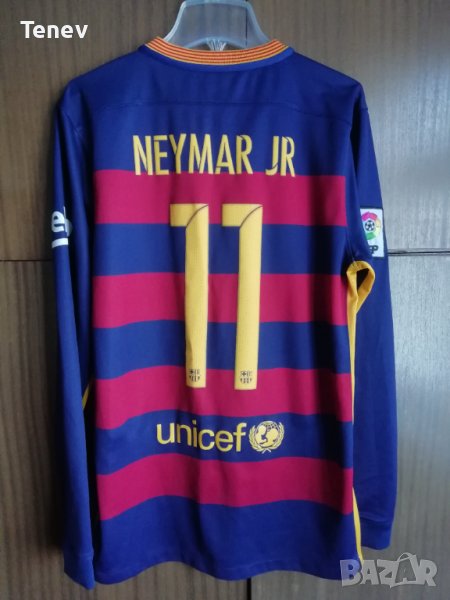 Barcelona Neymar Jr Nike 2015/2016 оригинална тениска фланелка дълъг ръкав Барселона Неймар , снимка 1