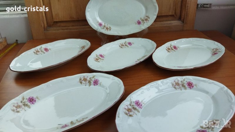 Стар български порцелан Изида чинии, снимка 1