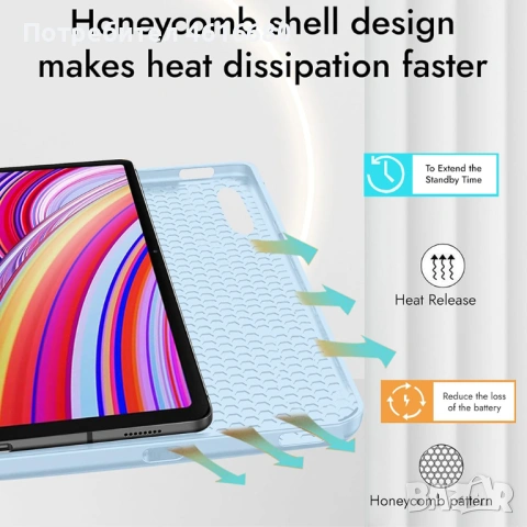 Калъф за ТАБЛЕТ Redmi Pad 2 Pro, Redmi Pad SE 8,7", Redmi Pad SE 11" Lenovo M8 4 GEN Lenovo TAB M11, снимка 18 - Калъфи, кейсове - 53052156