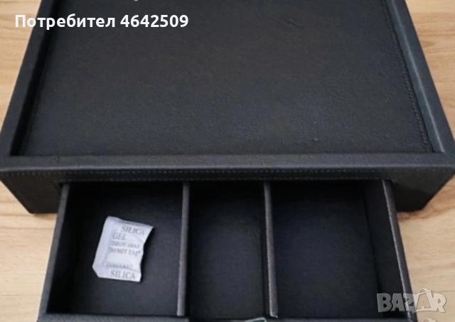 Welcome Tray Кожена Поставка за Чай/ Кафе с чекмедже, снимка 10 - Други - 52364132