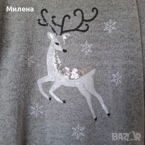 Дамски Коледен пуловер Reserved с етикет - L