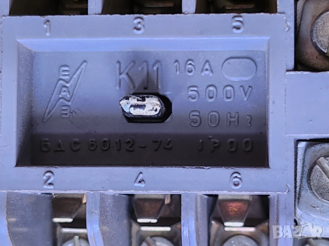 Контактор 11А 16А / Термомагн. 3-фазен авт.прекъсвач ATOO AEG / Ел.Предпазители Hyundai C63, Elmark , снимка 2 - Други - 53378949