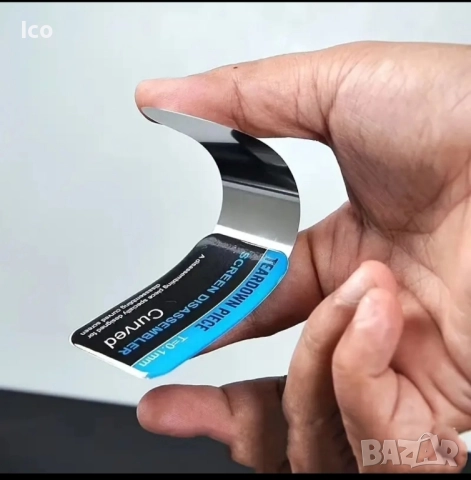 Инструмент за разглобяване на екрани на смартфони и таблети от неръждаема стомана, снимка 3 - Резервни части за телефони - 52310725