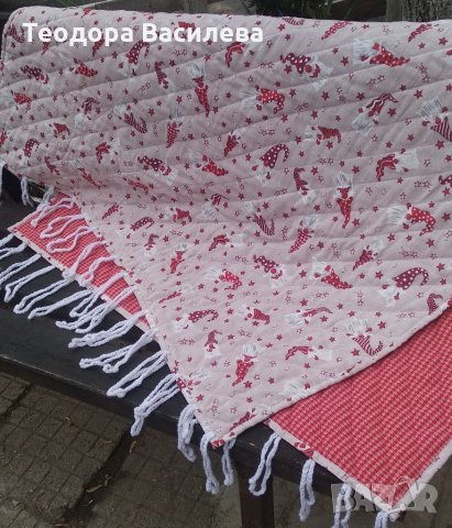 Коледно одеало с две лица, снимка 7 - Олекотени завивки и одеяла - 35038580